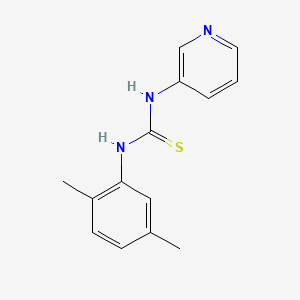 molecular formula C14H15N3S B11208760 1-(2,5-Dimethylphenyl)-3-pyridin-3-ylthiourea 