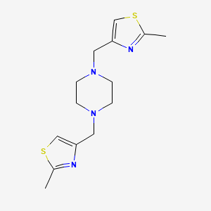 1,4-Bis-(2-methyl-thiazol-4-ylmethyl)-piperazine