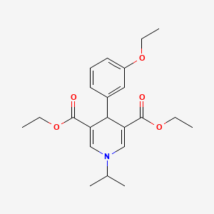 Diethyl 4-(3-ethoxyphenyl)-1-(propan-2-yl)-1,4-dihydropyridine-3,5-dicarboxylate