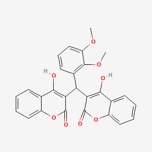 3-[(2,3-dimethoxyphenyl)(4-hydroxy-2-oxo-2H-chromen-3-yl)methyl]-4-hydroxy-2H-chromen-2-one