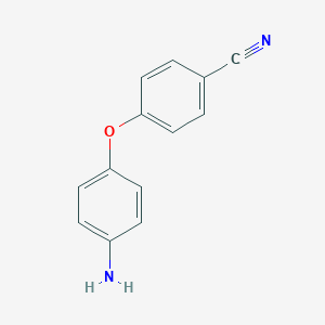 molecular formula C13H10N2O B112091 4-(4-Aminophenoxy)benzonitrile CAS No. 17076-69-6