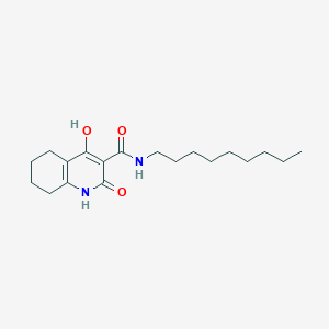 2,4-dihydroxy-N-nonyl-5,6,7,8-tetrahydroquinoline-3-carboxamide