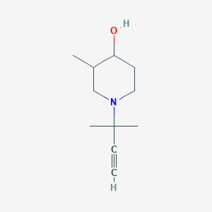 3-Methyl-1-(2-methylbut-3-yn-2-yl)piperidin-4-ol