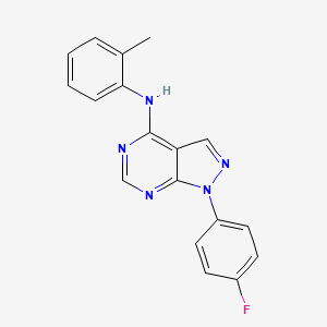 1-(4-fluorophenyl)-N-(2-methylphenyl)-1H-pyrazolo[3,4-d]pyrimidin-4-amine