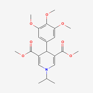 Dimethyl 1-(propan-2-yl)-4-(3,4,5-trimethoxyphenyl)-1,4-dihydropyridine-3,5-dicarboxylate