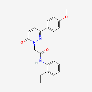 N-(2-ethylphenyl)-2-(3-(4-methoxyphenyl)-6-oxopyridazin-1(6H)-yl)acetamide