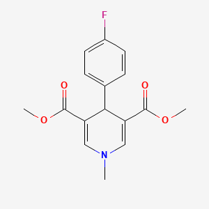 Dimethyl 4-(4-fluorophenyl)-1-methyl-1,4-dihydropyridine-3,5-dicarboxylate