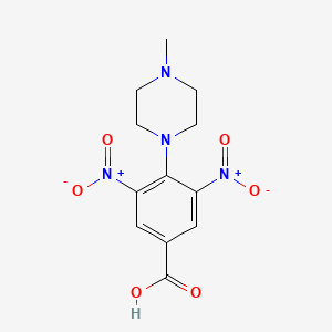 4-(4-Methylpiperazin-1-yl)-3,5-dinitrobenzoic acid