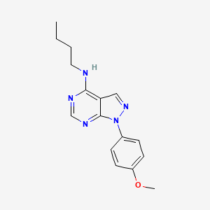 N-butyl-1-(4-methoxyphenyl)-1H-pyrazolo[3,4-d]pyrimidin-4-amine