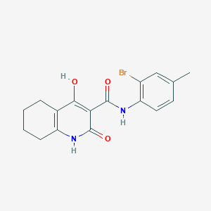 N-(2-bromo-4-methylphenyl)-2,4-dihydroxy-5,6,7,8-tetrahydroquinoline-3-carboxamide