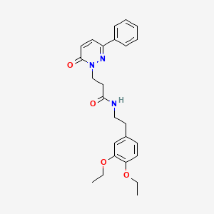 N-[2-(3,4-diethoxyphenyl)ethyl]-3-(6-oxo-3-phenylpyridazin-1(6H)-yl)propanamide