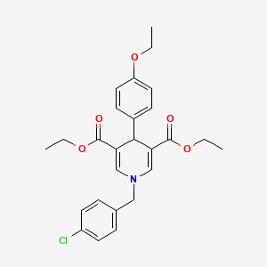 Diethyl 1-(4-chlorobenzyl)-4-(4-ethoxyphenyl)-1,4-dihydropyridine-3,5-dicarboxylate