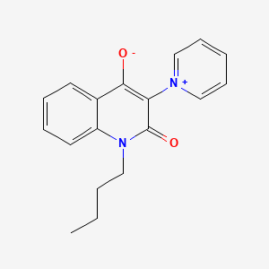 1-Butyl-2-oxo-3-(pyridinium-1-yl)-1,2-dihydroquinolin-4-olate