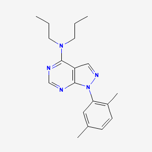 1-(2,5-dimethylphenyl)-N,N-dipropyl-1H-pyrazolo[3,4-d]pyrimidin-4-amine