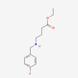 Ethyl 4-[(4-fluorobenzyl)amino]butanoate