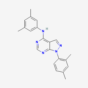 1-(2,4-dimethylphenyl)-N-(3,5-dimethylphenyl)-1H-pyrazolo[3,4-d]pyrimidin-4-amine