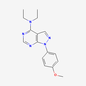 N,N-diethyl-1-(4-methoxyphenyl)-1H-pyrazolo[3,4-d]pyrimidin-4-amine