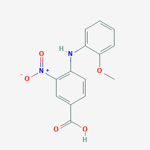 4-[(2-Methoxyphenyl)amino]-3-nitrobenzoic acid