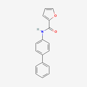 molecular formula C17H13NO2 B11210775 N-(4-phenylphenyl)furan-2-carboxamide CAS No. 7121-06-4