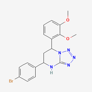 5-(4-Bromophenyl)-7-(2,3-dimethoxyphenyl)-4,5,6,7-tetrahydrotetrazolo[1,5-a]pyrimidine