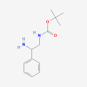 molecular formula C13H20N2O2 B112108 (2-Amino-2-phenyl-ethyl)-carbamic acid tert-butyl ester CAS No. 174885-99-5