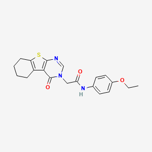 N-(4-ethoxyphenyl)-2-(4-oxo-5,6,7,8-tetrahydro[1]benzothieno[2,3-d]pyrimidin-3(4H)-yl)acetamide