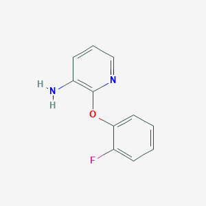 molecular formula C11H9FN2O B112109 3-氨基-2-(2-氟苯氧基)吡啶 CAS No. 175135-66-7
