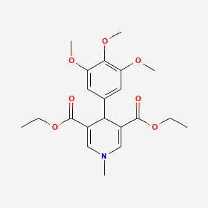 Diethyl 1-methyl-4-(3,4,5-trimethoxyphenyl)-1,4-dihydropyridine-3,5-dicarboxylate