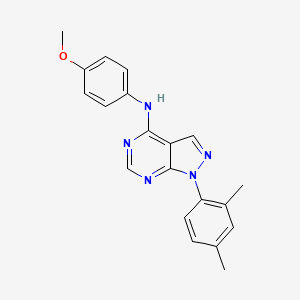 1-(2,4-dimethylphenyl)-N-(4-methoxyphenyl)-1H-pyrazolo[3,4-d]pyrimidin-4-amine