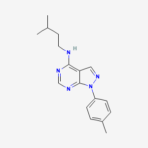 N-(3-methylbutyl)-1-(4-methylphenyl)-1H-pyrazolo[3,4-d]pyrimidin-4-amine