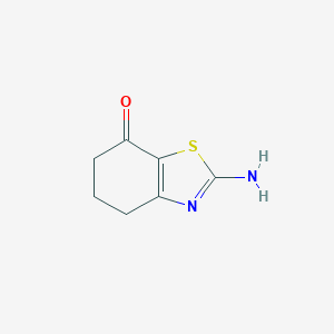 molecular formula C7H8N2OS B112113 2-氨基-5,6-二氢-4H-苯并噻唑-7-酮 CAS No. 17583-10-7