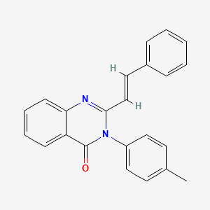 3-(4-methylphenyl)-2-[(E)-2-phenylethenyl]quinazolin-4(3H)-one