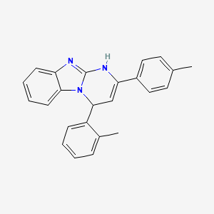 4-(2-Methylphenyl)-2-(4-methylphenyl)-1,4-dihydropyrimido[1,2-a]benzimidazole