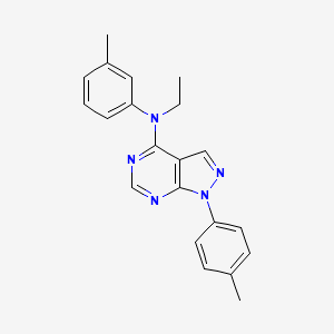 N-ethyl-N-(3-methylphenyl)-1-(4-methylphenyl)-1H-pyrazolo[3,4-d]pyrimidin-4-amine