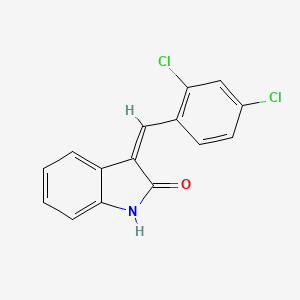 (3Z)-3-(2,4-dichlorobenzylidene)-1,3-dihydro-2H-indol-2-one