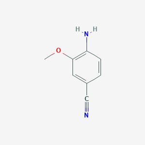 molecular formula C8H8N2O B112118 4-氨基-3-甲氧基苯甲腈 CAS No. 177476-76-5