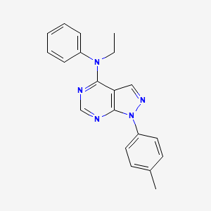 N-ethyl-1-(4-methylphenyl)-N-phenyl-1H-pyrazolo[3,4-d]pyrimidin-4-amine