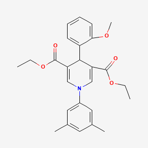 Diethyl 1-(3,5-dimethylphenyl)-4-(2-methoxyphenyl)-1,4-dihydropyridine-3,5-dicarboxylate