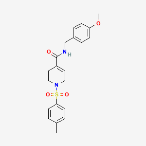 N-(4-Methoxybenzyl)-1-tosyl-1,2,3,6-tetrahydropyridine-4-carboxamide