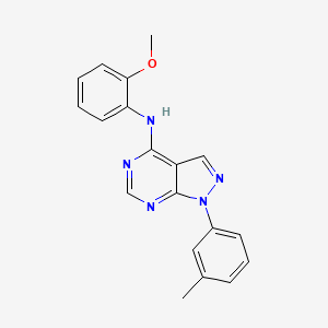 N-(2-methoxyphenyl)-1-(3-methylphenyl)pyrazolo[3,4-d]pyrimidin-4-amine