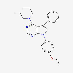 7-(4-ethoxyphenyl)-5-phenyl-N,N-dipropylpyrrolo[2,3-d]pyrimidin-4-amine