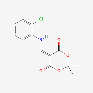 5-{[(2-Chlorophenyl)amino]methylidene}-2,2-dimethyl-1,3-dioxane-4,6-dione