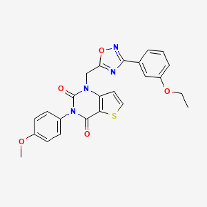 1-((3-(3-ethoxyphenyl)-1,2,4-oxadiazol-5-yl)methyl)-3-(4-methoxyphenyl)thieno[3,2-d]pyrimidine-2,4(1H,3H)-dione