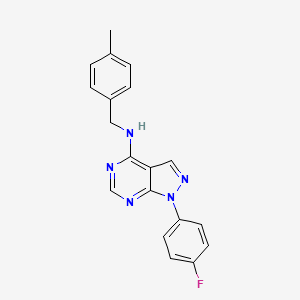 1-(4-fluorophenyl)-N-(4-methylbenzyl)-1H-pyrazolo[3,4-d]pyrimidin-4-amine