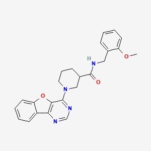 1-([1]benzofuro[3,2-d]pyrimidin-4-yl)-N-(2-methoxybenzyl)piperidine-3-carboxamide