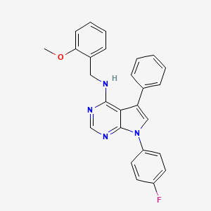 7-(4-fluorophenyl)-N-(2-methoxybenzyl)-5-phenyl-7H-pyrrolo[2,3-d]pyrimidin-4-amine