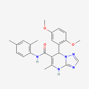 7-(2,5-dimethoxyphenyl)-N-(2,4-dimethylphenyl)-5-methyl-4,7-dihydro[1,2,4]triazolo[1,5-a]pyrimidine-6-carboxamide