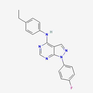 N-(4-ethylphenyl)-1-(4-fluorophenyl)-1H-pyrazolo[3,4-d]pyrimidin-4-amine