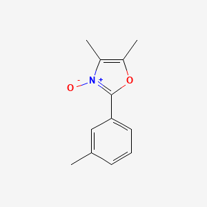 molecular formula C12H13NO2 B11212861 4,5-Dimethyl-2-(3-methylphenyl)-1,3-oxazol-3-ium-3-olate 