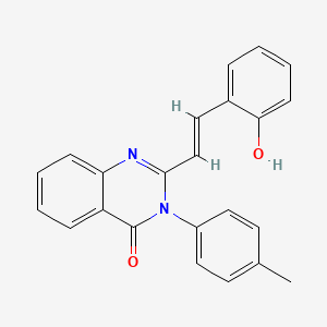 2-[(E)-2-(2-hydroxyphenyl)ethenyl]-3-(4-methylphenyl)quinazolin-4(3H)-one